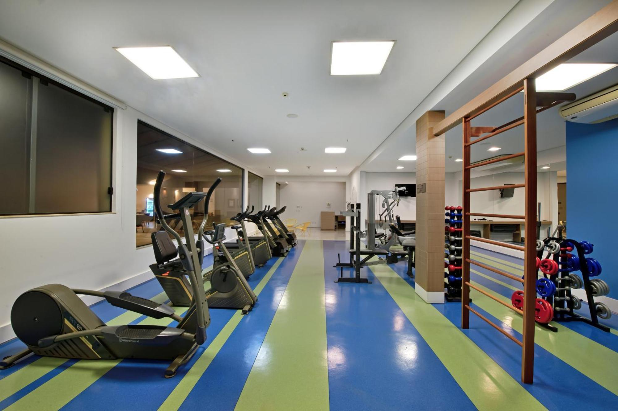 Hotel Mont Blanc Premium Ribeirão Preto Eksteriør billede The gym at the hotel