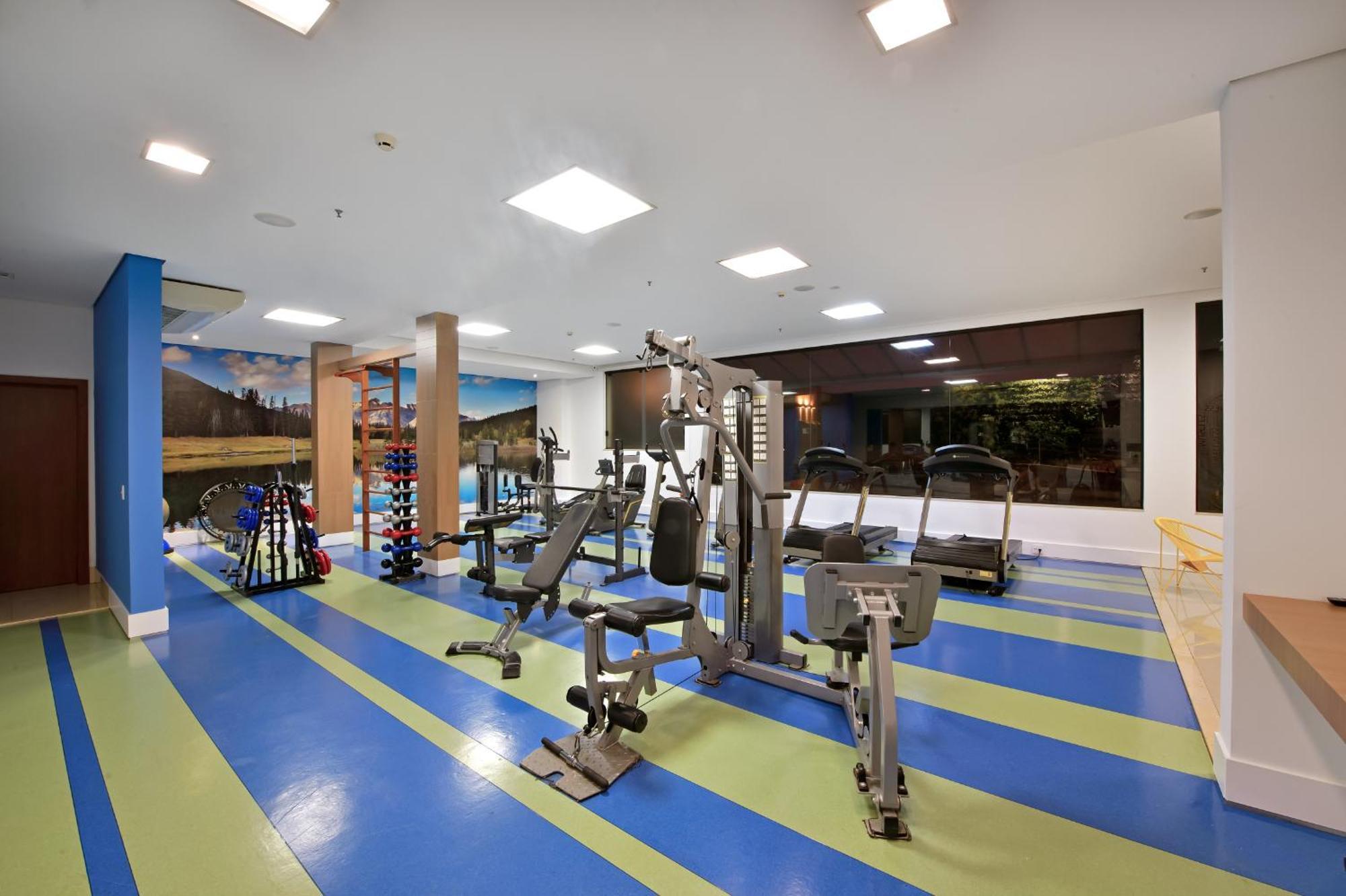 Hotel Mont Blanc Premium Ribeirão Preto Eksteriør billede The gym at the hotel